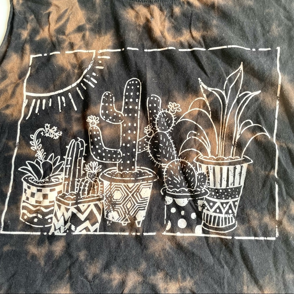 vintage Buckle Modish Rebel cut off sleeveless tie dye shirt ✨ - Picture 4 of 4
